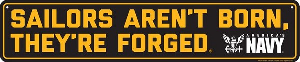 signs 4 fun Navy Sailors Forged Street Sign