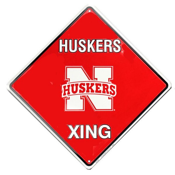 signs 4 fun Nebraska Huskers Crossing Sign