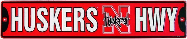 signs 4 fun Nebraska Huskers Hwy Street Sign