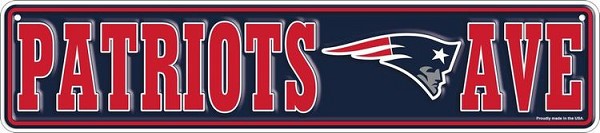 signs 4 fun New England Patriots Small
