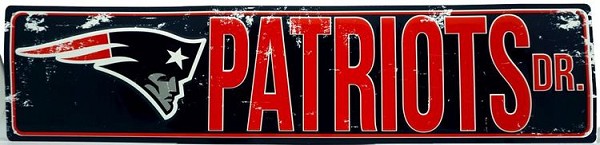 signs 4 fun New England Patriots Street Sign