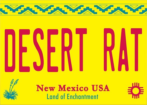 signs 4 fun New Mexico Desert Rat Magnet
