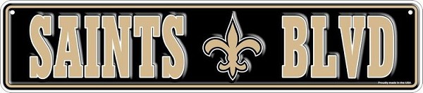 signs 4 fun New Orleans Saints Small Street Sign