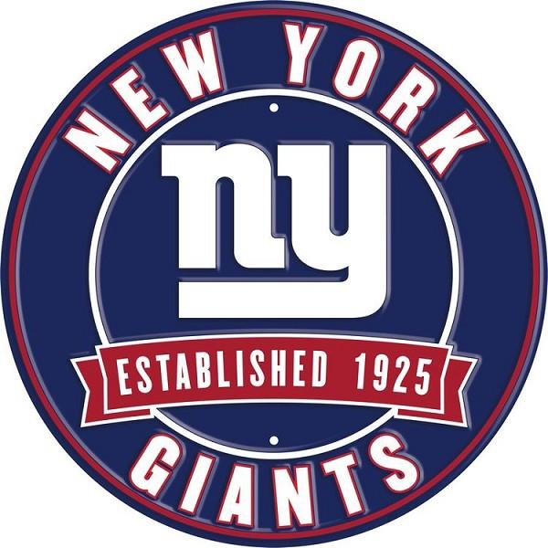 signs 4 fun New York Giants 12 in Round Sign