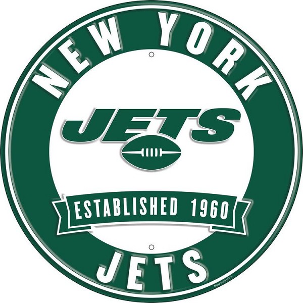 signs 4 fun New York Jets 12 in Round Sign