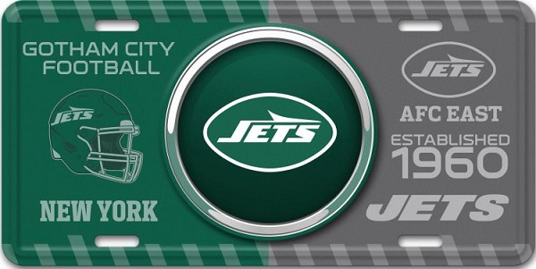 signs 4 fun New York Jets Bullseye License Plate