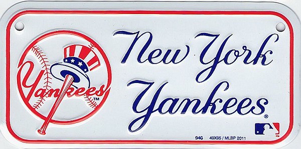 signs 4 fun New York Yankees Bike Tag