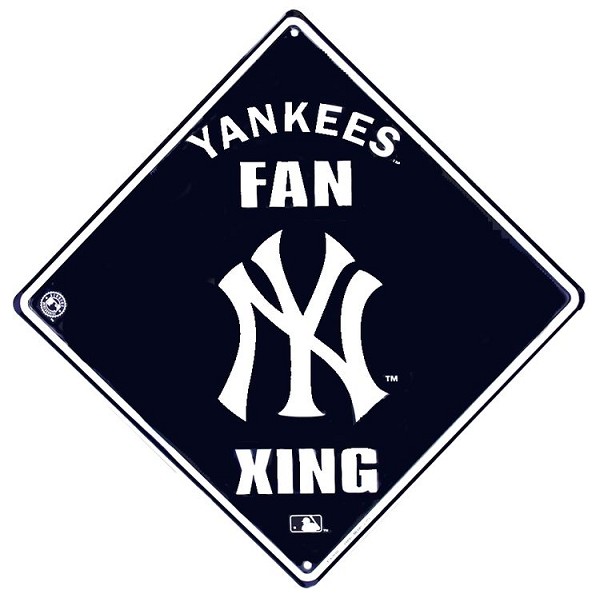 signs 4 fun New York Yankees Fan Crossing Sign