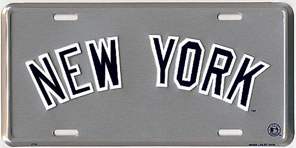 signs 4 fun New York Yankees II License Plate