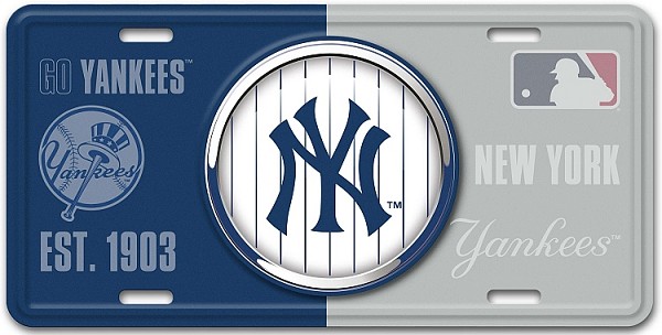 signs 4 fun New York Yankees License Plate