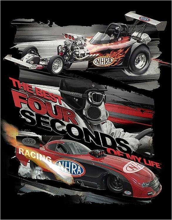 signs 4 fun NHRA - 4 Seconds Tin Sign