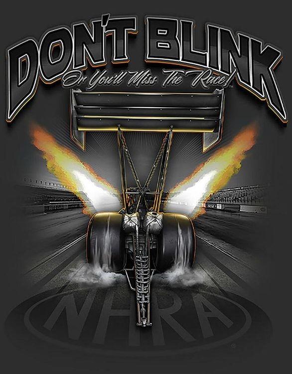 signs 4 fun NHRA - Don’t Blink Metal Tin Sign