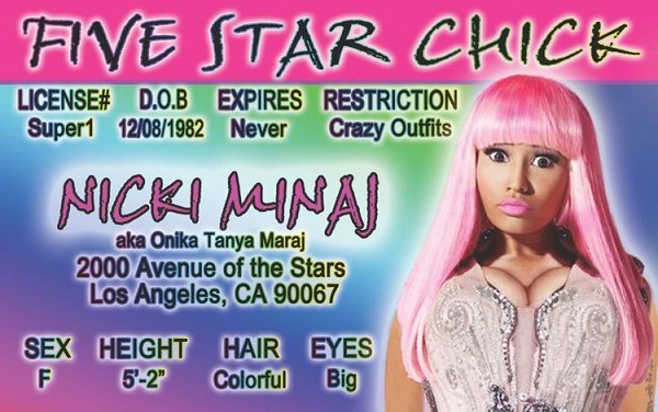 signs 4 fun Nicki Minaj ID