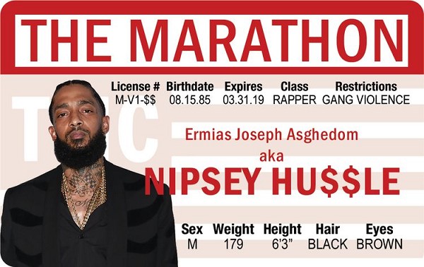 signs 4 fun Nipsey Hussle ID