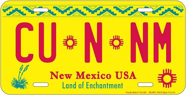 signs 4 fun NM CU-N-NM License Plate