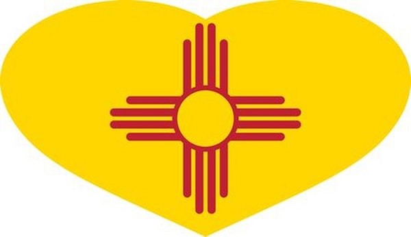signs 4 fun NM Heart w/ Zia Sticker