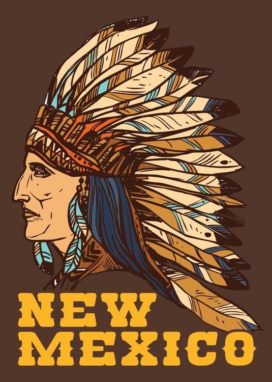 signs 4 fun NM Native American Small Sticker