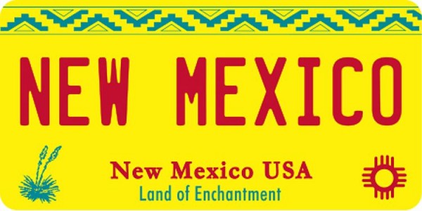 signs 4 fun NM New Mexico Lg Sticker
