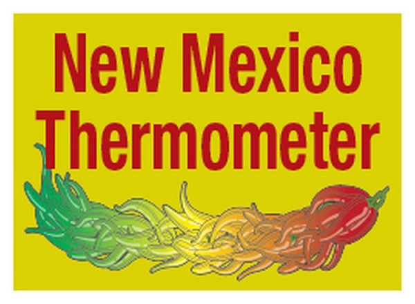 signs 4 fun NM Thermometer Sm Sticker