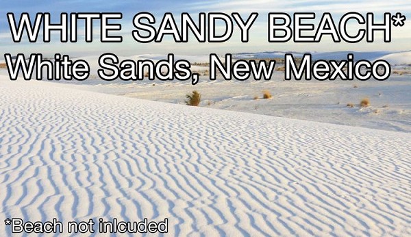 signs 4 fun NM White Sands Sticker