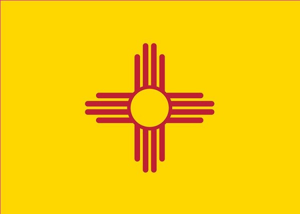 signs 4 fun NM Zia Symbol Small Sticker