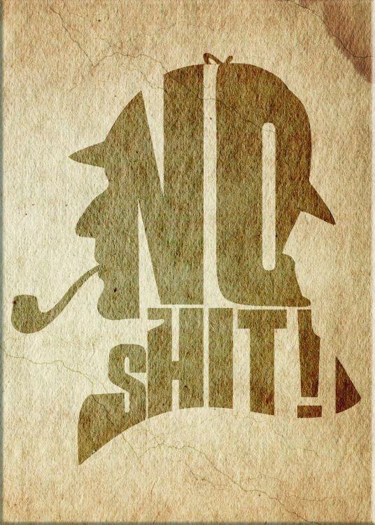 signs 4 fun No S# T Sherlock Magnet