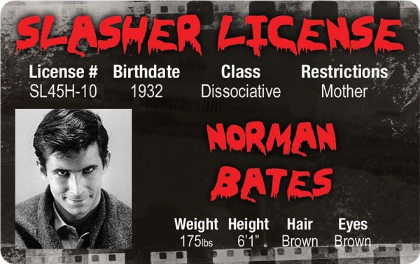 signs 4 fun Norman Bates ID