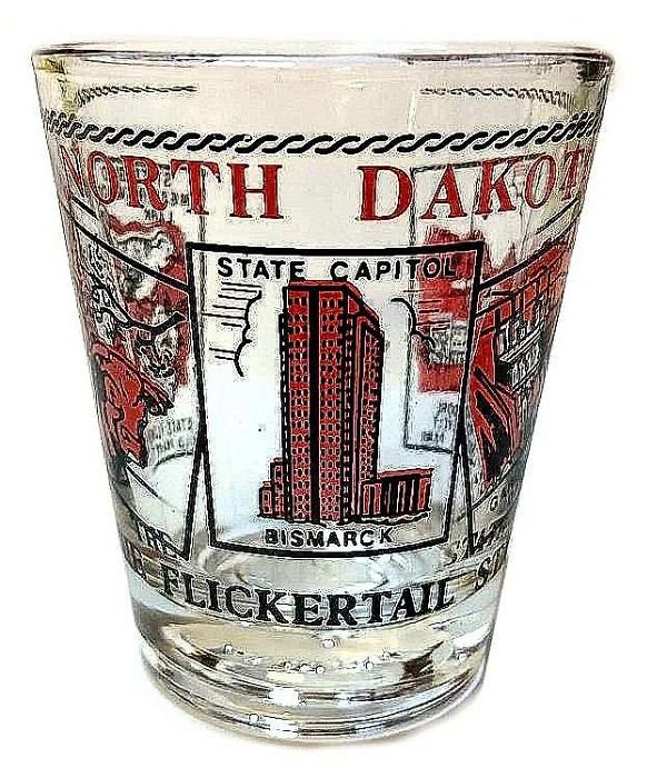 signs 4 fun North Dakota Shot Glass