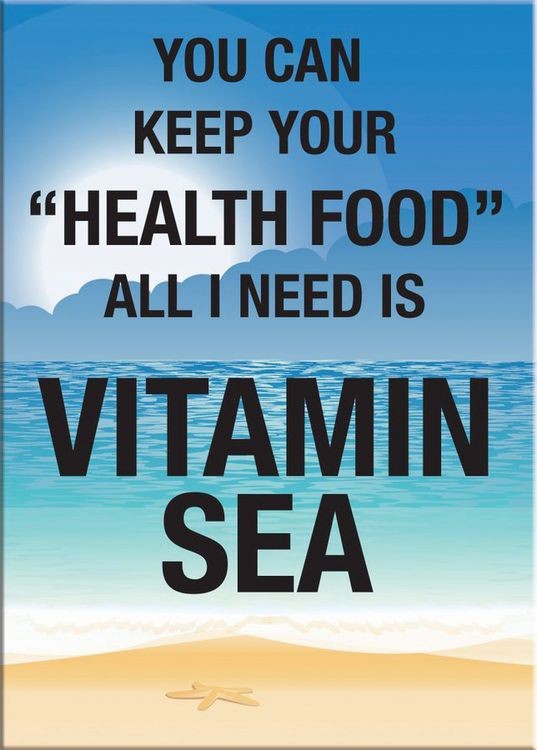signs 4 fun Novelty Vitamin Sea Magnet