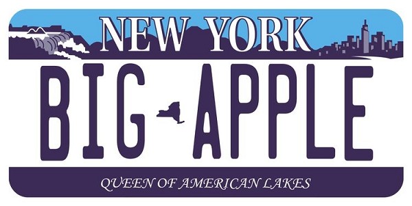 signs 4 fun NY Big Apple Plt Large Sticker