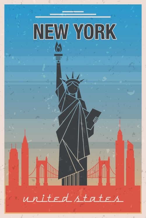 signs 4 fun NY Statute of Liberty Deco Sticker