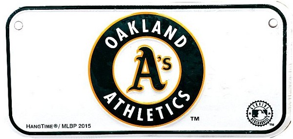 signs 4 fun Oakland A's Bike Tag