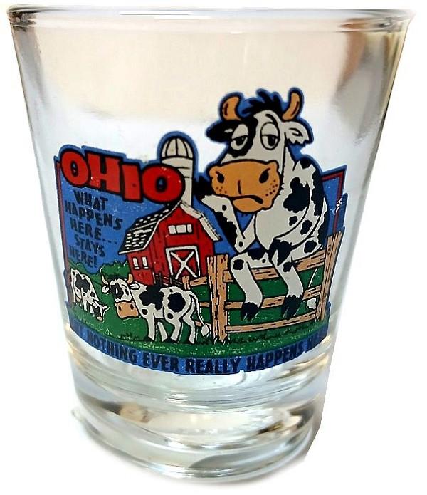 signs 4 fun Ohio Happens Shot Glass