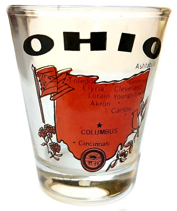 signs 4 fun Ohio Shot Glass