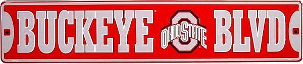 signs 4 fun Ohio State Buckeye Blvd Street Sign
