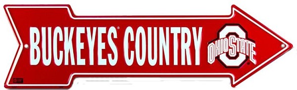 signs 4 fun Ohio State Buckeyes Country Arrow Sign