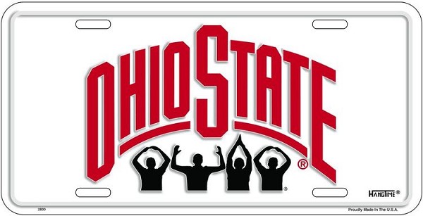 signs 4 fun Ohio State Buckeyes Fans License Plate