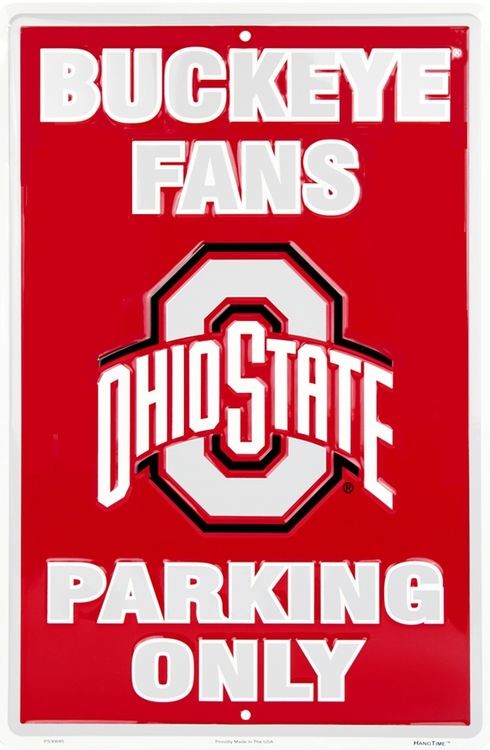 signs 4 fun Ohio State Buckeyes Large Parking Sign