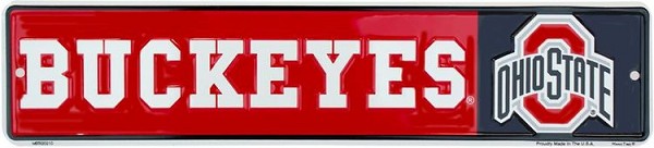 signs 4 fun Ohio State Buckeyes Small Street Sign
