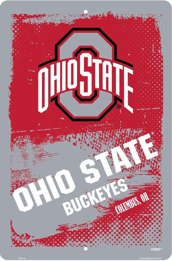 signs 4 fun Ohio State Grunge Large Parking Sign