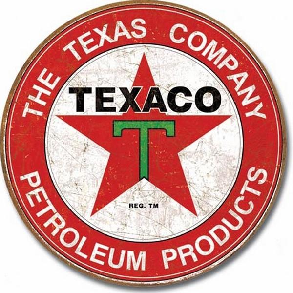 signs 4 fun Oil - Texaco Station Logo Round Sign