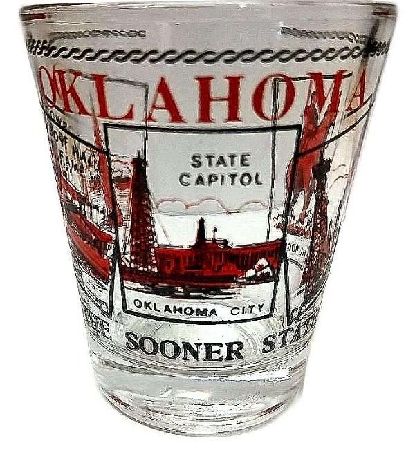 signs 4 fun Oklahoma Shot Glass