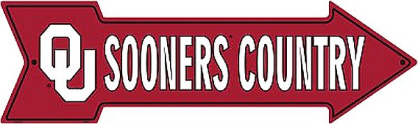 signs 4 fun Oklahoma Sooners Arrow Sign