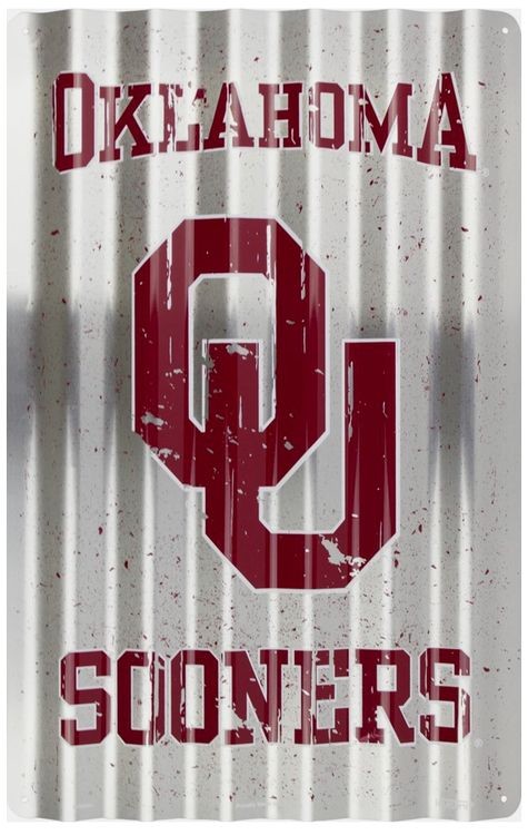 signs 4 fun Oklahoma Sooners Corrugated Large Sign
