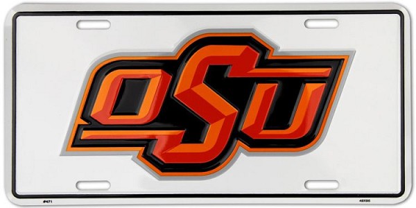 signs 4 fun Oklahoma State Cowboys License Plate