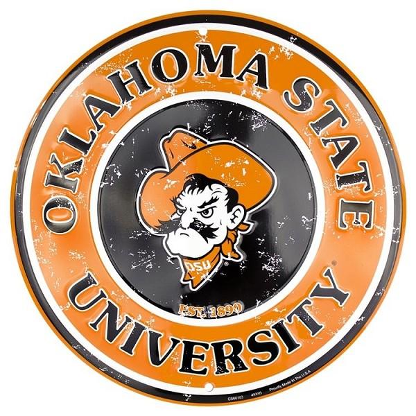 signs 4 fun Oklahoma State Round Sign