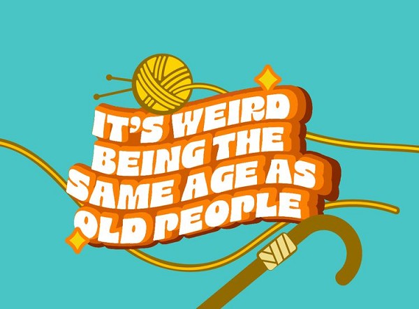 signs 4 fun Old People Magnet