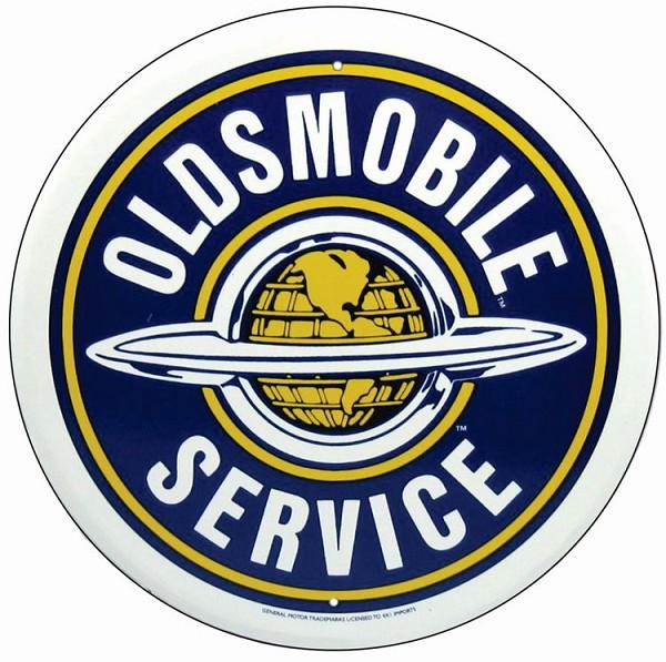 signs 4 fun Oldsmobile Service Round Sign