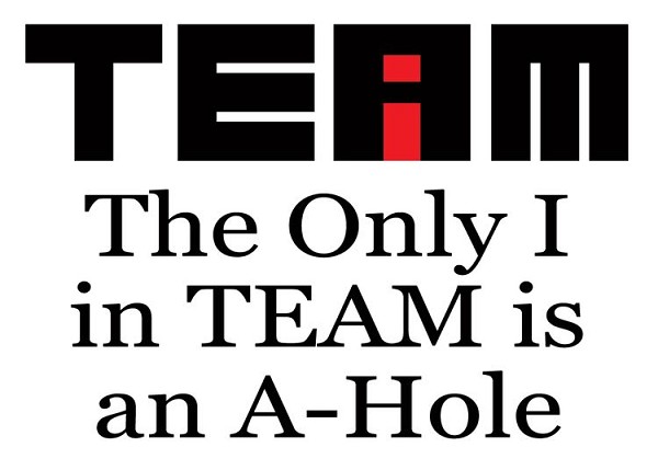 signs 4 fun Only I In Team Magnet