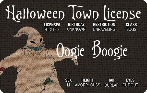 signs 4 fun Oogie Boogie ID